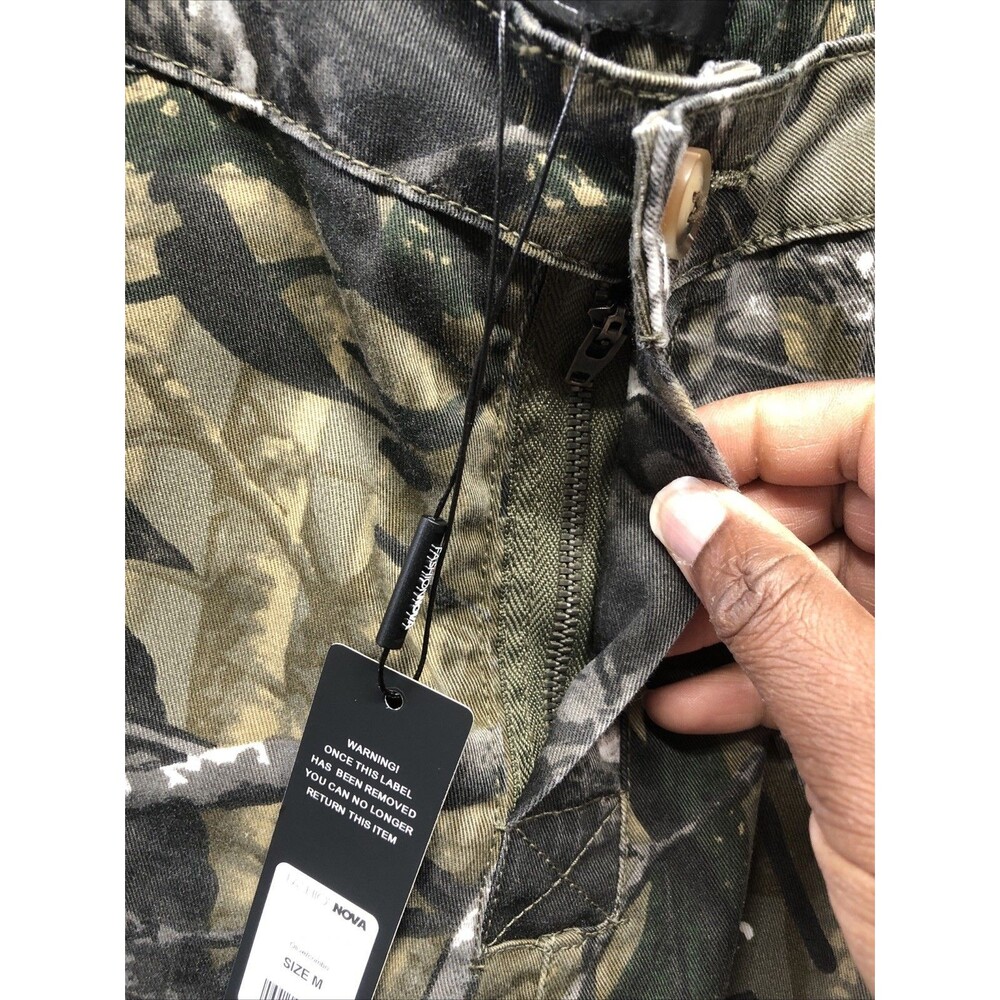 Fashion Nova Level You Up Jogger Pants Women’s M Olive Tree Camo Cargo Streetwea - Picture 9 of 16